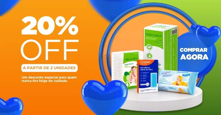 20% OFF Produtos Selecionados