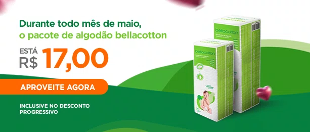 Algodão Quadrado 100 unidades