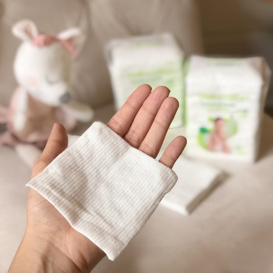 Kit com 24 Algodão Quadrado Baby Maxi Bebê Bellacotton 50un