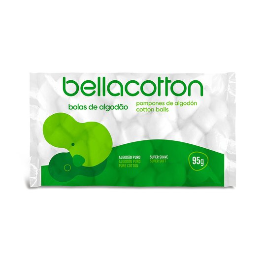 Kit Profissional com 10 Pacotes de Bolas de Algodão 95g