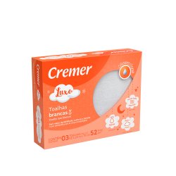 Toalha Luxo CREMER Branca 70cmX120cm 3 unidades Toalha Luxo CREMER Branca 70cmX120cm 3 unidades