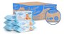 Kit com 24 Pacotes de Lenço Umedecido Sensitive Cuidado & Carinho com 96 Unidades