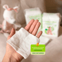 Kit com 60 Quadrados de Algodão Baby bellacotton 50un